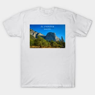 El Capitan from Cook's Meadow Yosemite National Park T-Shirt